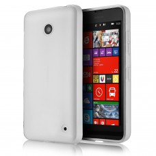 Nokia Lumia 630 - TPU Soft Protective Phone Cover Case - Clear Matte